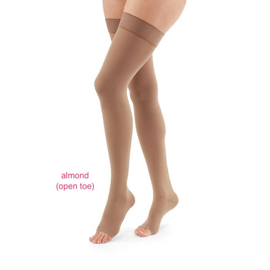 Duomed Advantage thigh high 15-20 mmHg open toe