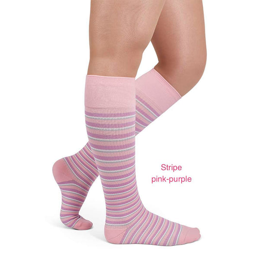 Rejuva Stripe knee socks (15-20)