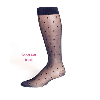 Rejuva Sheer Dot knee high 20-30 mmHg closed toe